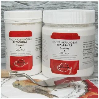 Акриловая паста рельефная
