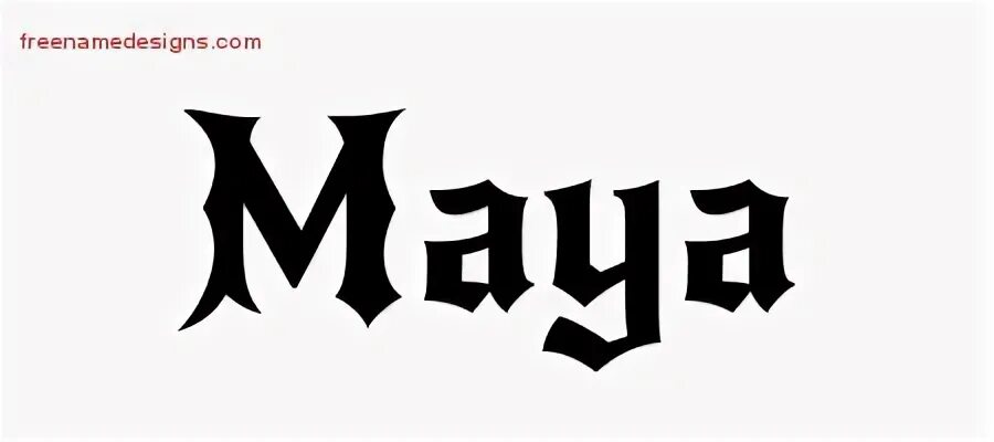 Maya name