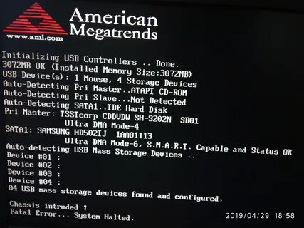 System halted