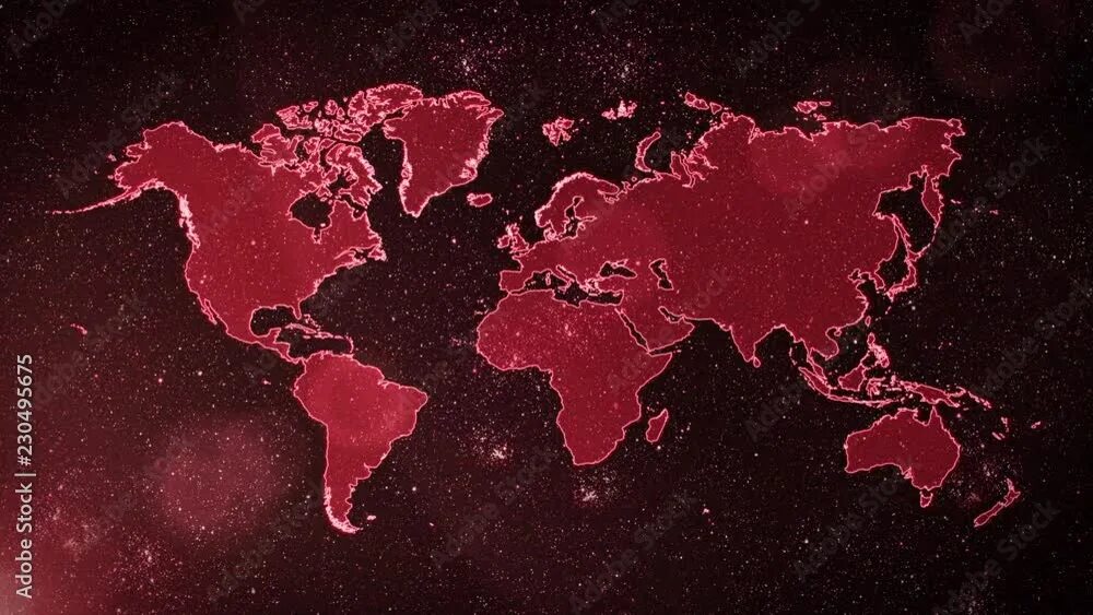 The world is red. Красная земля карта. red earth. about earth with red word.