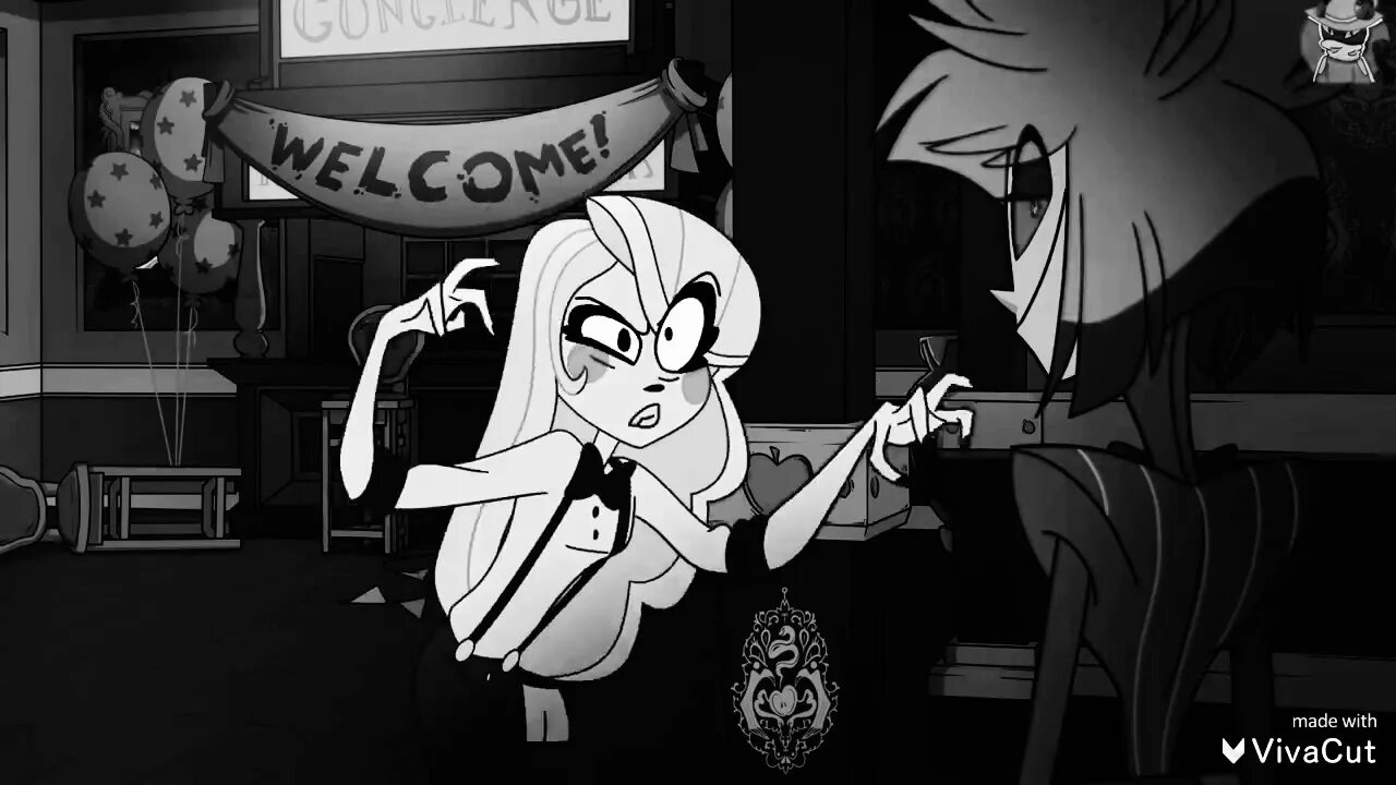 Песня hells greatest dad hazbin hotel. Чарли отель ХАЗБИН. Отель ХАЗБИН Чарли чёрно белое. Чёрно белый отель ХАЗБИН. Аластор отель ХАЗБИН черно белый.