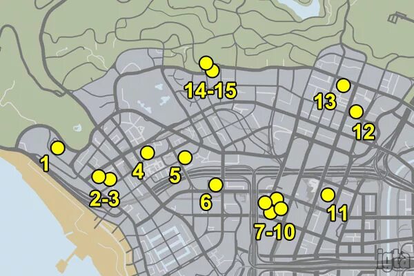 Карта магазинов в гта 5. Карта магазинов 24/7 в GTA 5. Знаки Ленни Эйвери в ГТА 5. Магазины 24/7 в ГТА 5 на карте.