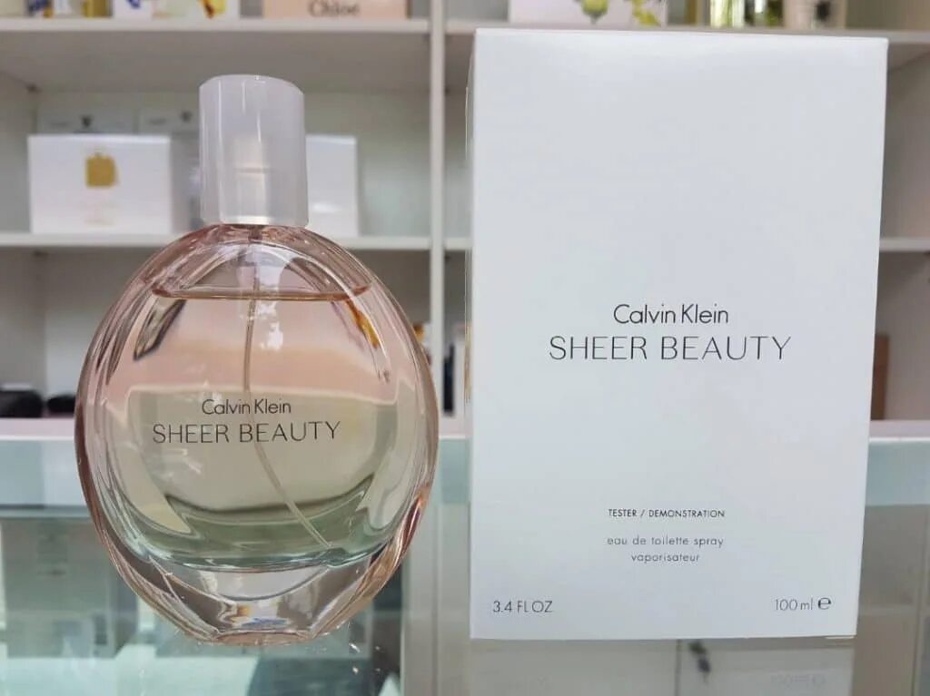 Кельвин кляйн шер. Calvin Klein Sheer Beauty 100ml. Кельвин Кляйн Шер Бьюти 100 мл. CK Beauty Sheer 100ml EDT. CK Sheer Beauty [l] [EDT 100] Tester.