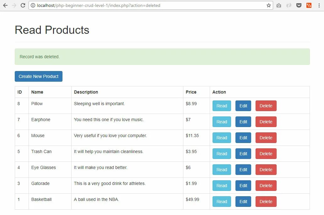Php record. Php пример интерфейса. Php mysql select. Adminer как пользоваться. Php crud.