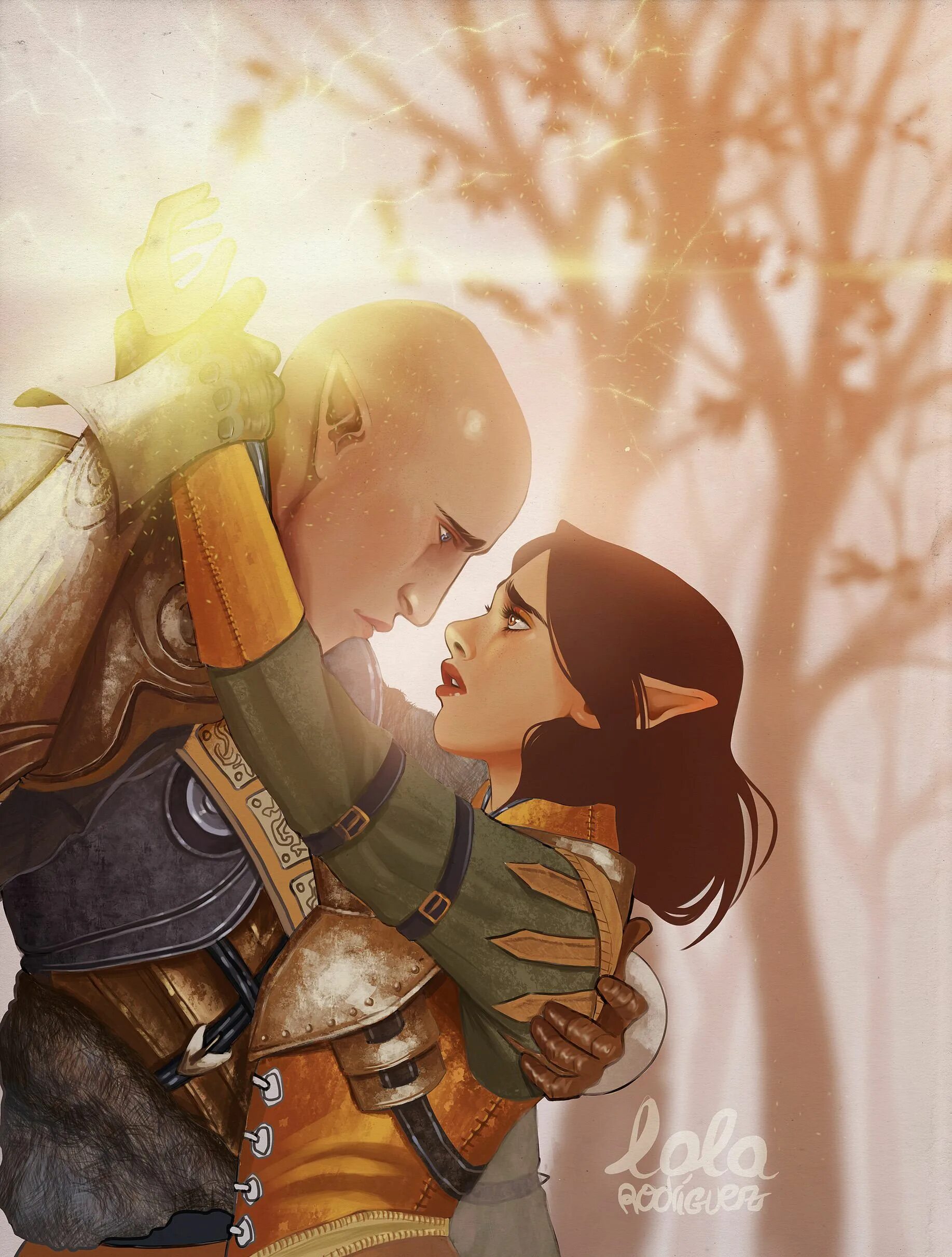 Solas city heroes. Солас и Лавеллан. Инквизитор Лавеллан. Каллен и Лавеллан. Лавеллан Dragon age.