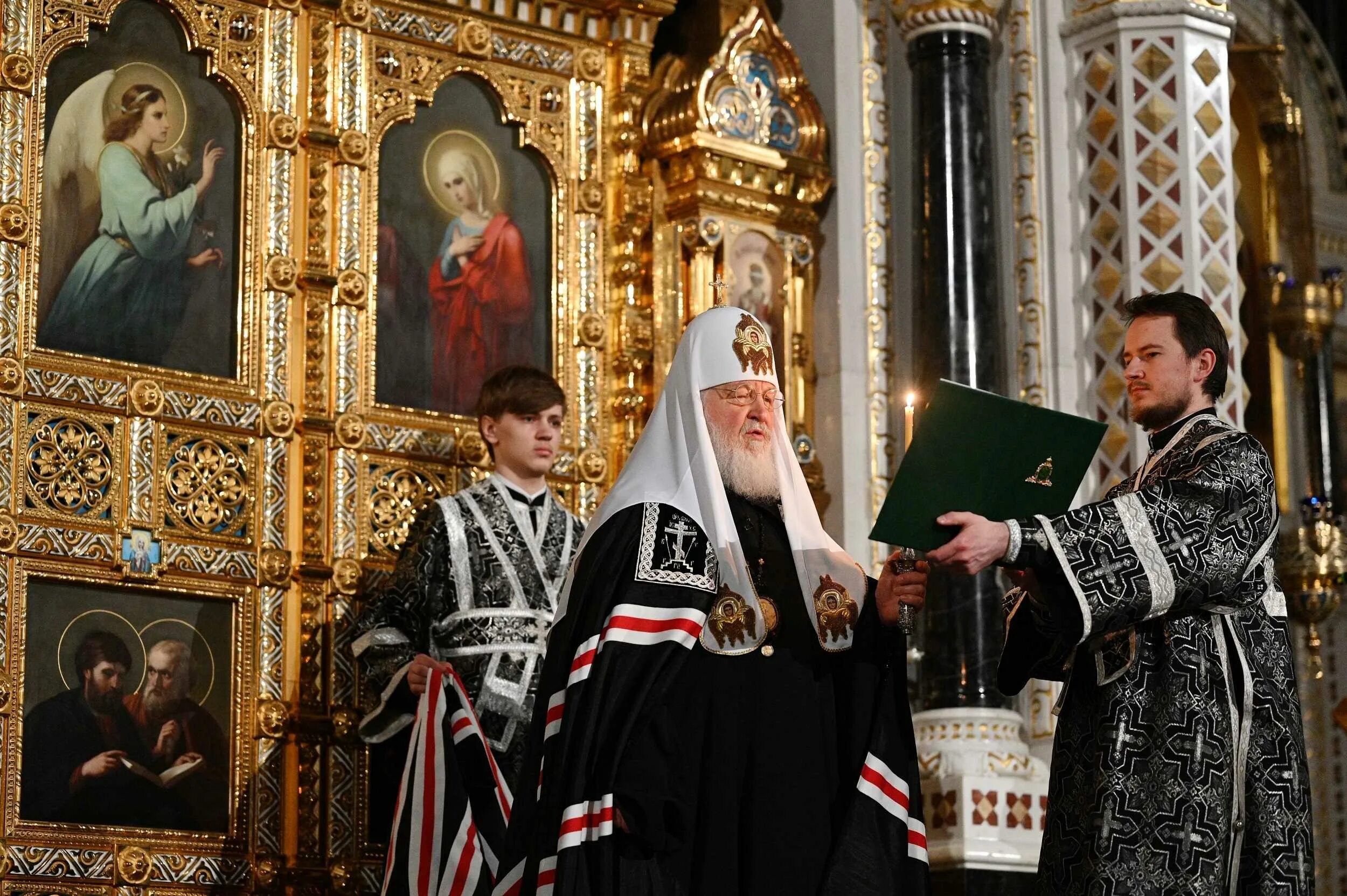 Проповедь Патриарха в ХХС В Великий пост. Патриаршее богослужение Великий пост.