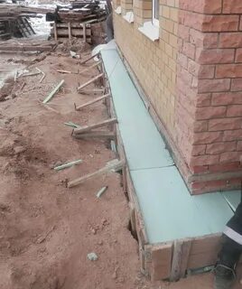 Фундамент кирпичный старый дом