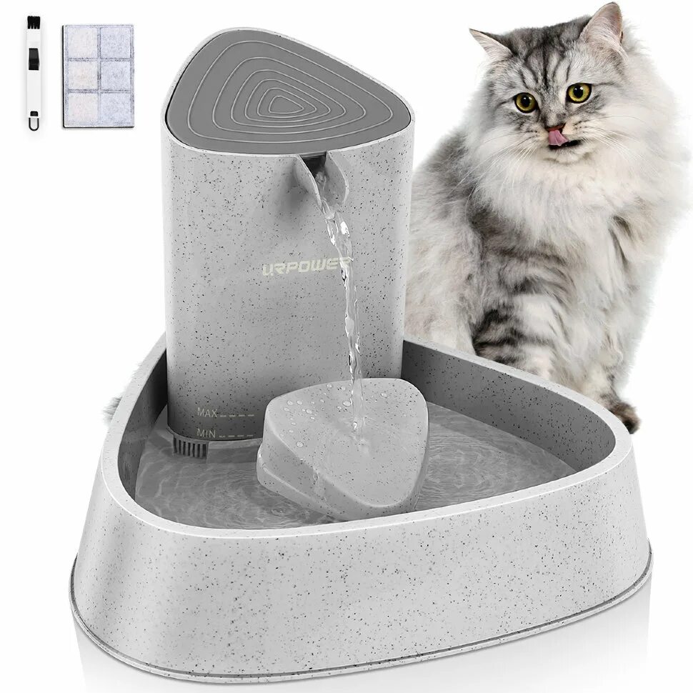 Фонтан-поилка Pet Fountain. Поилка для кошек автоматическая фонтанчик кт-4050 - 1.5 л. Автопоилка для кошек Automatic Pet Feeder. Насос для поилки для кошек ipx8. Xiaomi pet fountain