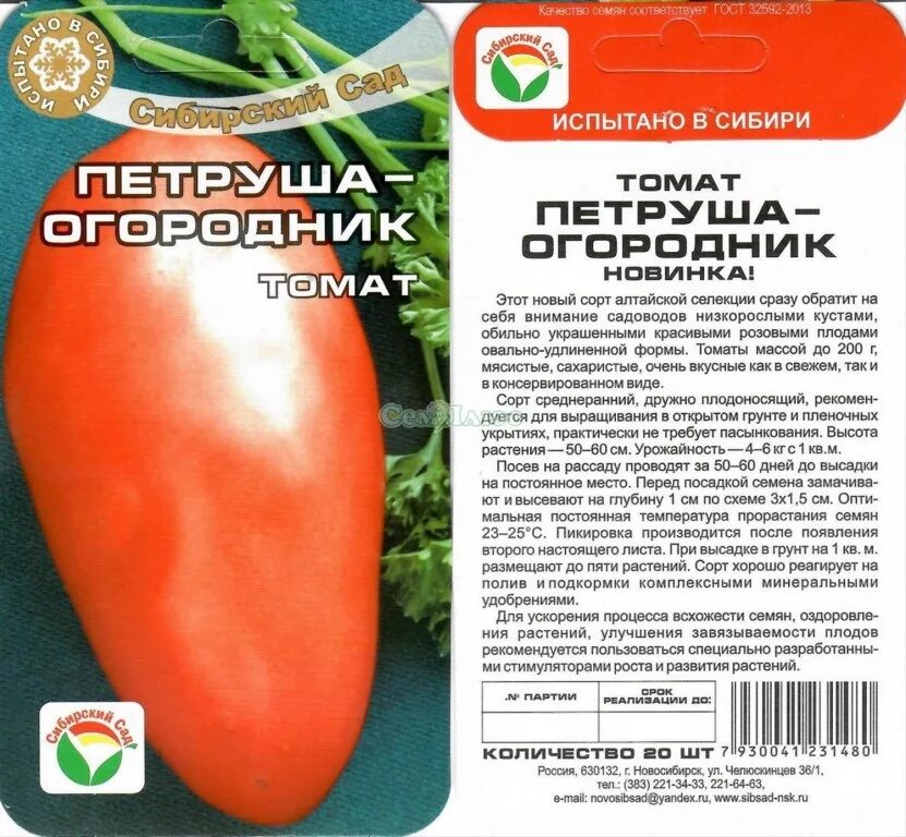 Томат огородник. Сорт помидор Петруша огородник. Семена томат Петруша-огородник. Томат Петруша огородник 20шт (Сиб. Сад). Семена Петруша огородник.