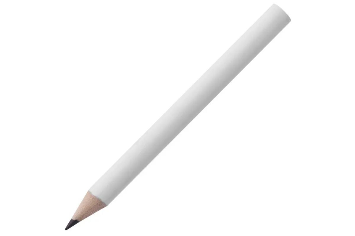 Белый карандаш. Карандаш простой. Карандаш простой белый. Мини карандаши.