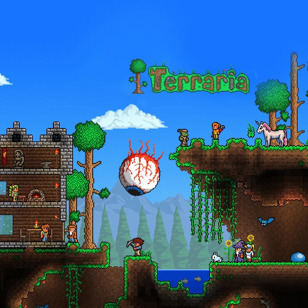 Terraria самое. Terraria Xbox 360. Terraria Постер. Террария версия 1.3.5. Террария 14.4.4.