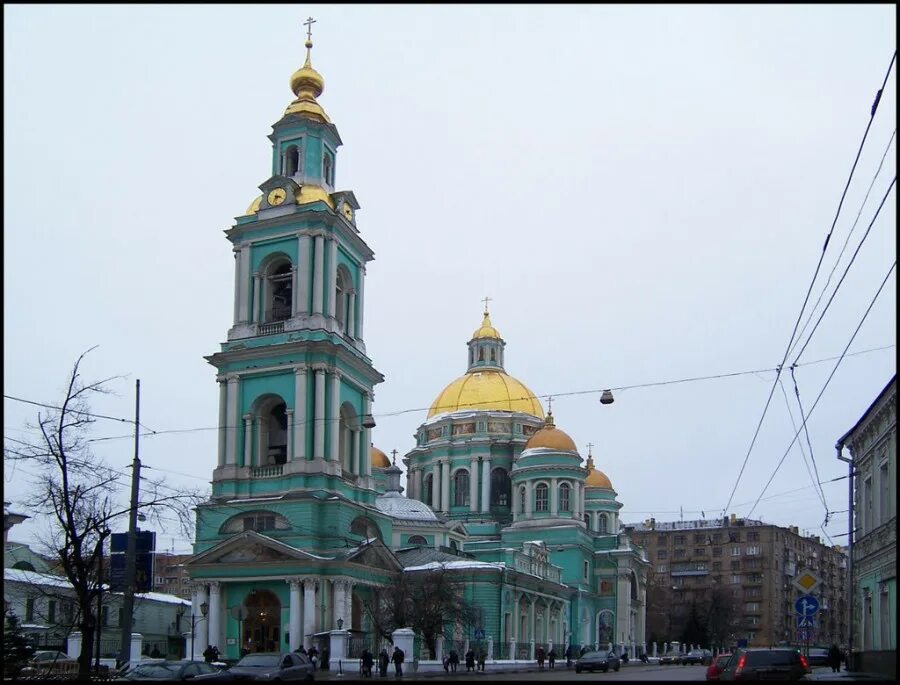 Где крещен пушкин. Елохова храм Москва Богоявленский. Елоховском Богоявленском соборе Москвы.