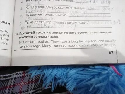 Прочитай выпиши существительные