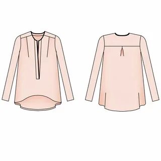 Блузка из метра ткани