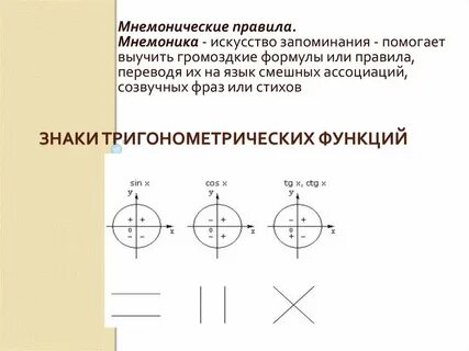Мнемоническое правило