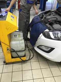 Замена антифриза хендай