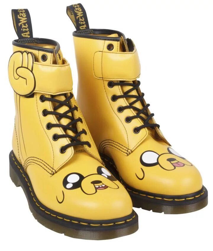 Доктор мартинс ботинки женские с желтыми. Dr martens castel adventure time. Time boots. Time boots. Мартинсы женские желтые.