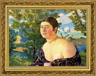 Кустодиевская красавица