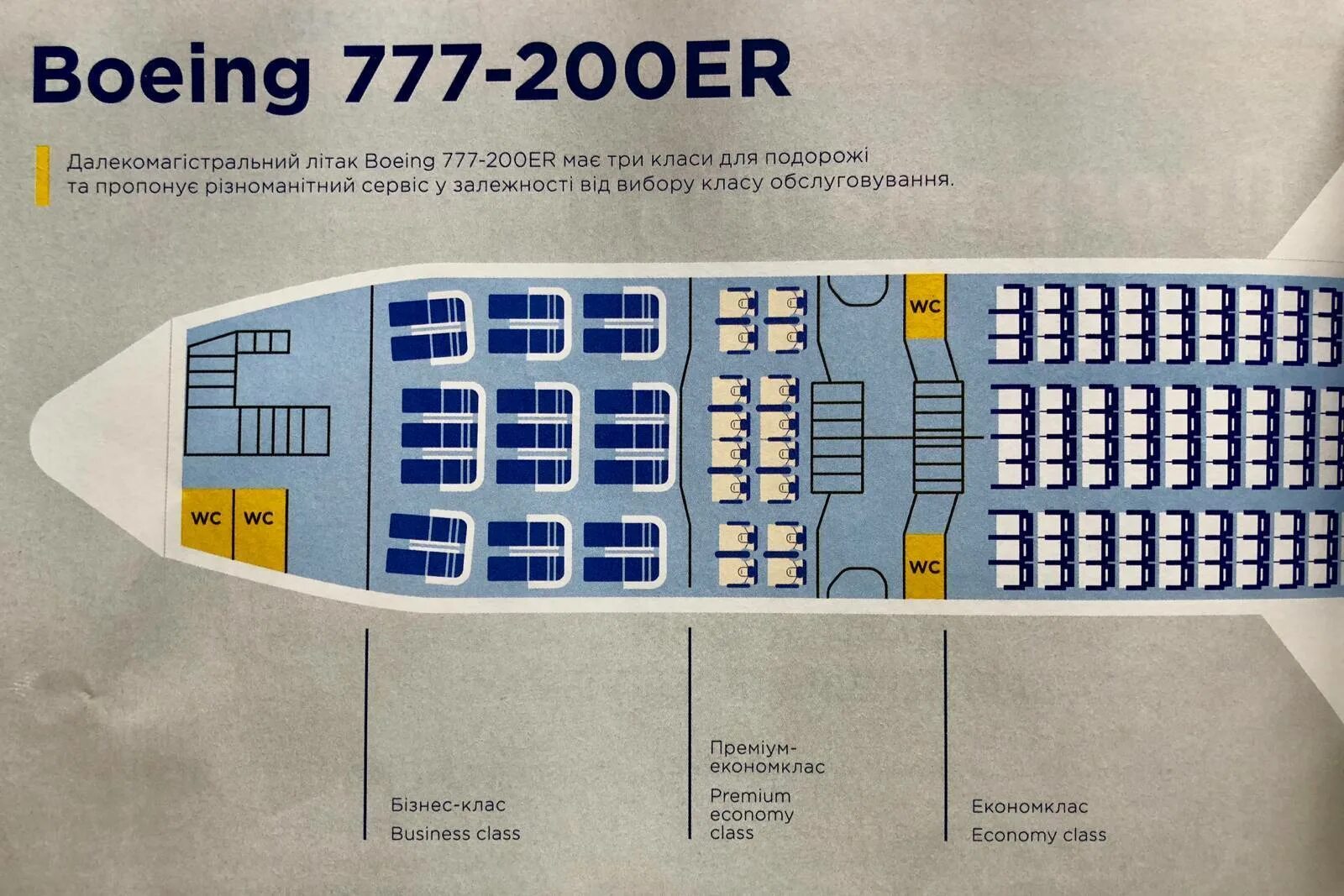 Boeing 777 посадочные места