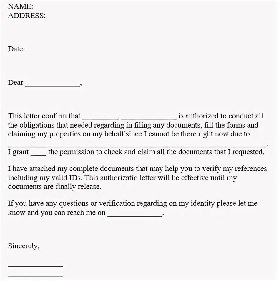 Authorization permission