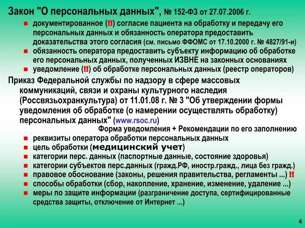 Какой фз регулирует персональные данные