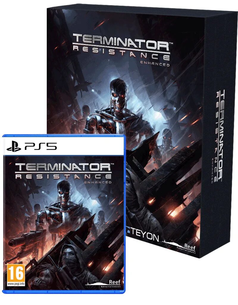 Terminator Resistance [ps5]. Terminator Resistance enhanced ps5. Игра Терминатор на пс4. Terminator: Resistance enhanced Collector's Edition.