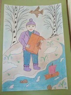 Весна идет весне дорогу рисунки