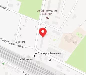 Карта монина