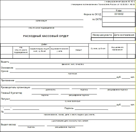 Правила рко. Расходный кассовый ордер РКО. Расходный кассовый ордер заполненный 2020. РКО бланк образец заполнения. Расходный кассовый ордер (форма 0310001).