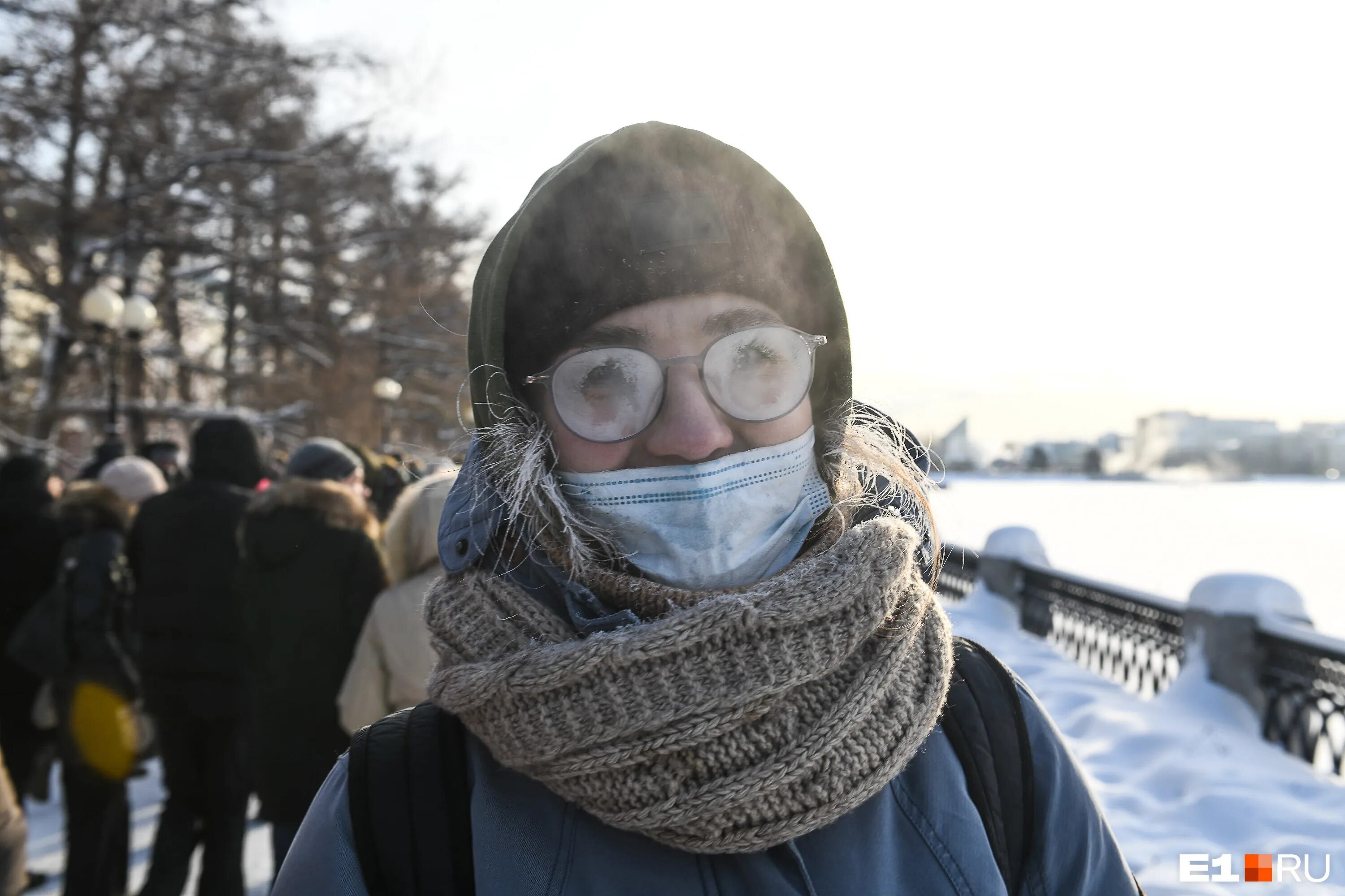 Холод. -30 Холода в Свердловской области.