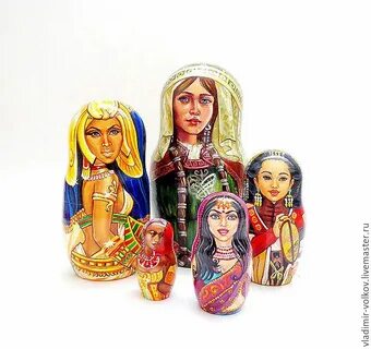 Шоу маска 5 матрешка