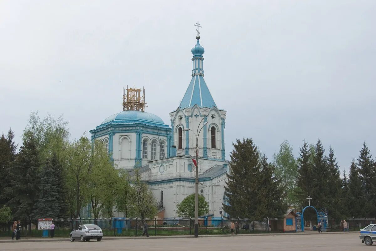 Церковь в Рассказово Тамбовской области. Достопримечательности Рассказово Тамбовской. Церковь Арженка Рассказово. Тамбовская рассказовский никольское