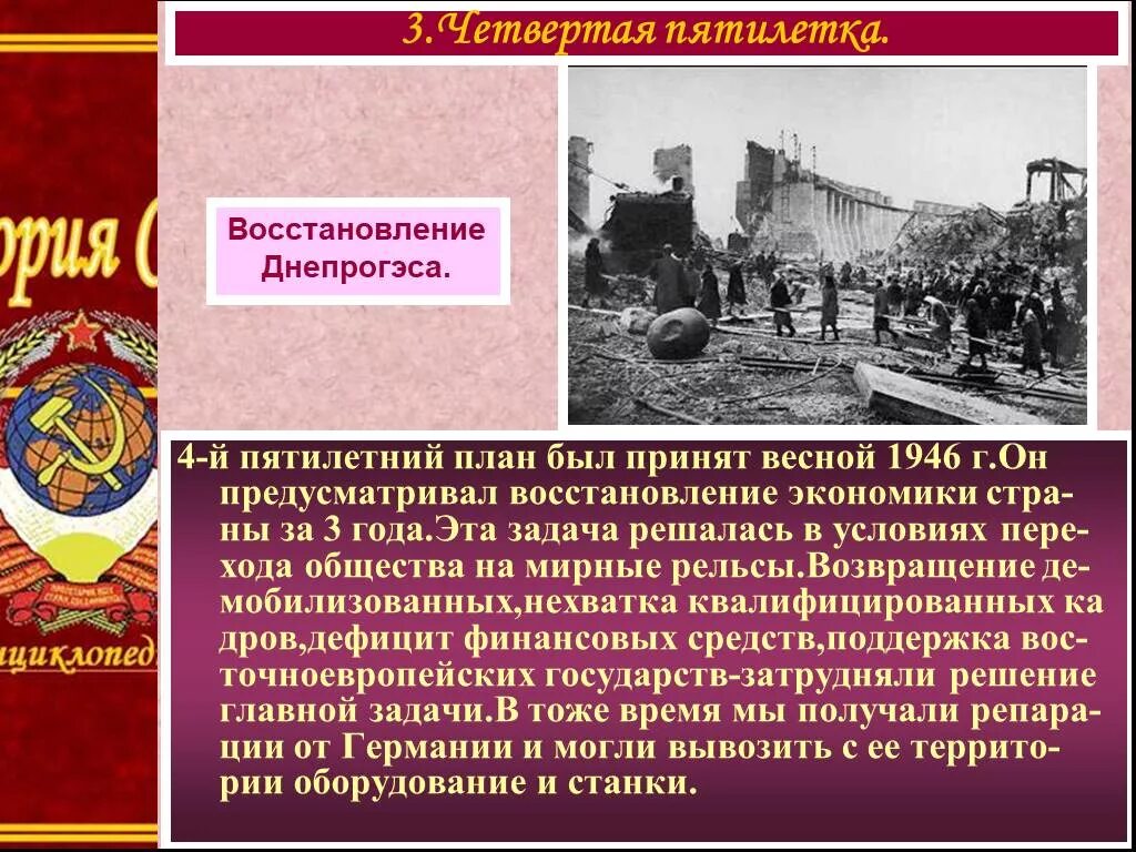 Достижения послевоенной истории