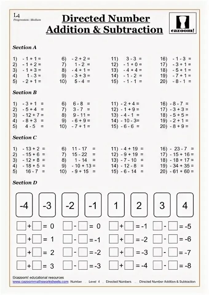 Direction number type. Adding directed numbers. Topmarks. Integer. Grammarly.