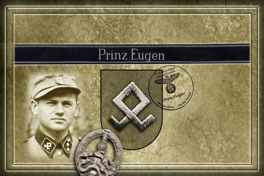 Фашистские z v. Дивизия СС принц Ойген. Дивизии Ваффен СС принц Ойген.
