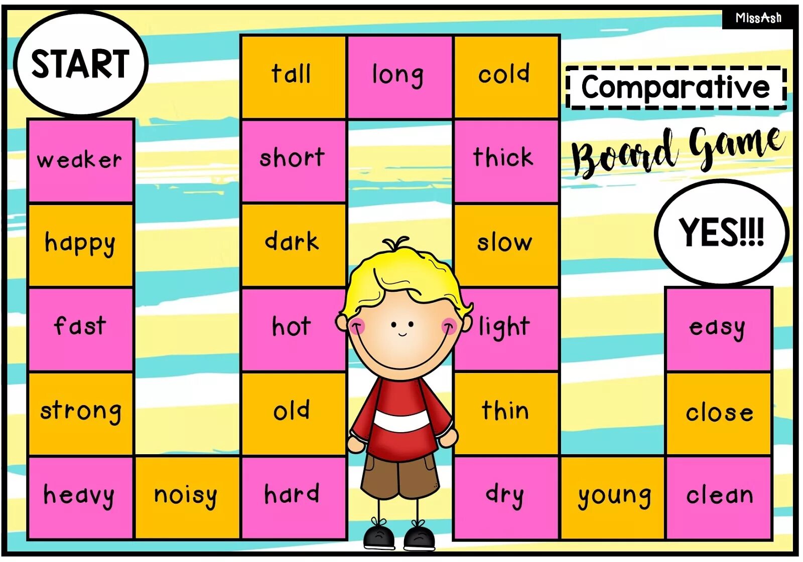 The adjective is games. Degrees of Comparison Board game. Comparative adjectives Board game. Comparison of adjectives Board game. Degrees of Comparison of adjectives Board game.