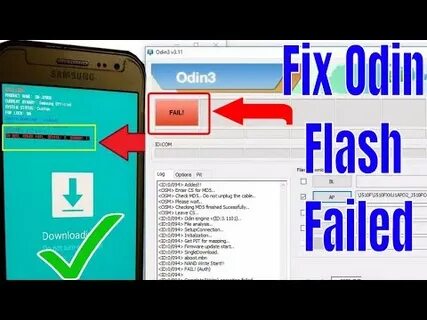 Flashing failed