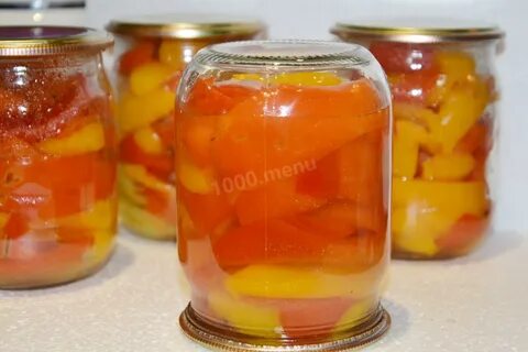 Перец маринованный дольками