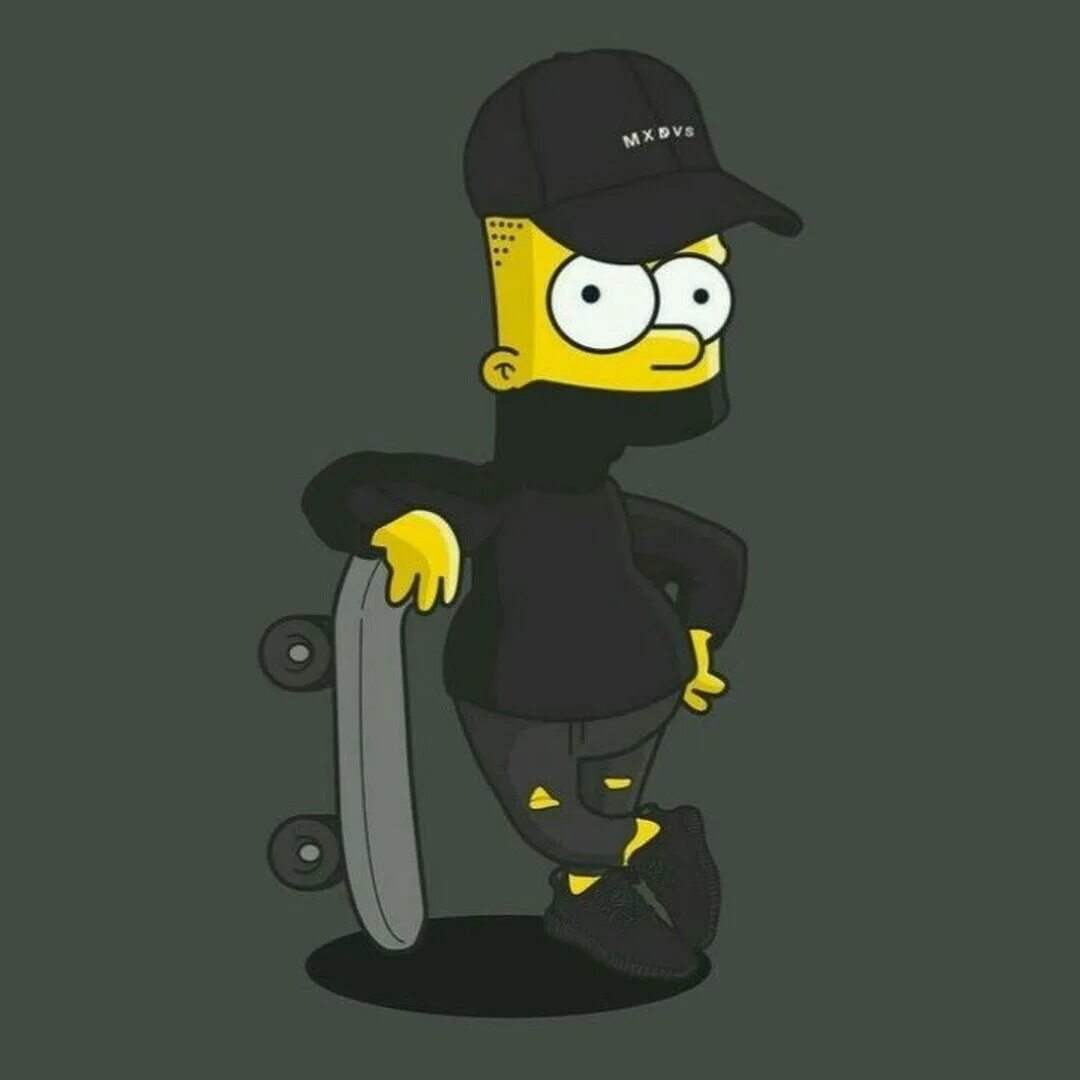 Ава для тг для мальчиков. Барт симпсон. Барт симпсон бандит. Барт симпсон в КС. Барт симпсон крутой.