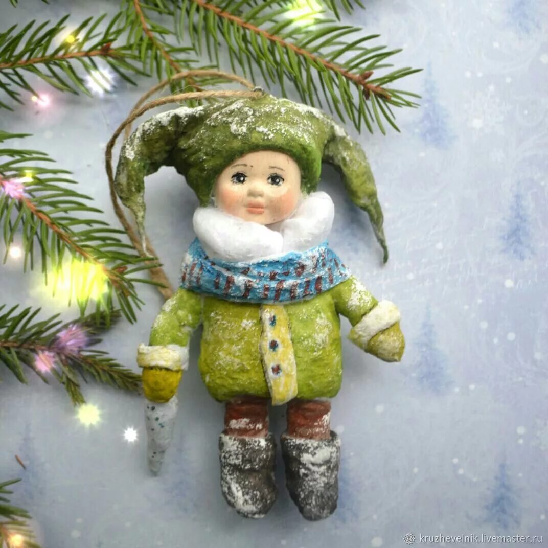Ватная елочная новогодняя игрушка. Современные игрушки из ваты. Елочные игрушки из ваты мастер класс. Новогодние игрушки из фаты. Ватные новогодние игрушки.