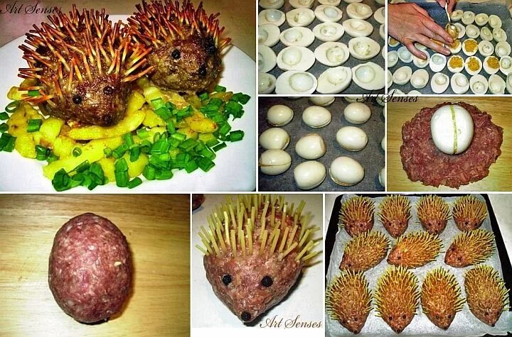 рецепт ежиков пошагово. блюдо ёжики с рисом. рисовые ежики с фаршем. мясные ёжики с картофелем. яйца ежика.