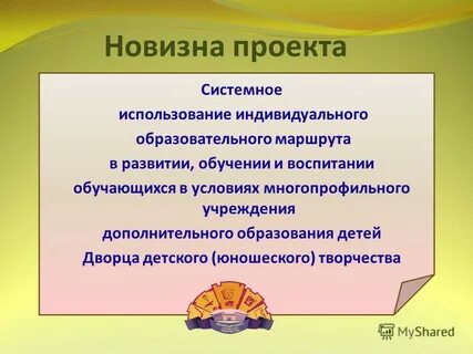 Новизна проекта