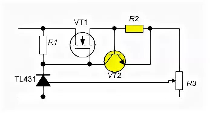 Ограничители тока схема защиты нагрузки. Схема ограничителя тока на биполярном транзисторе. Ограничитель тока на полевом транзисторе схема. Токовый ограничитель на полевом транзисторе схема.