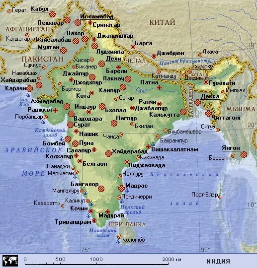 Инди на карте. Политическая карта Индии. Карта Индии на русском языке с городами подробная. Карта Индии географическая. Индия подробная географическая карта.