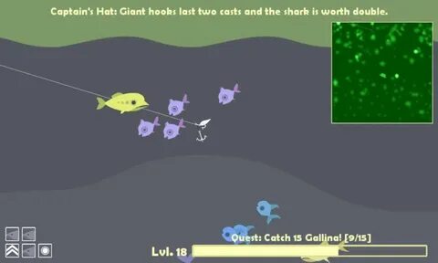 Cat fishing game