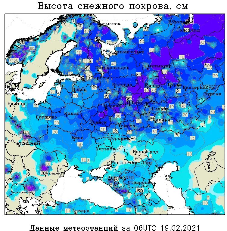 Граница снежного покрова в россии на сегодня. Высота снежного Покрова. Карта снежного Покрова Европы. Карта снежного Покрова в России. Высота снежного Покрова в России карта.