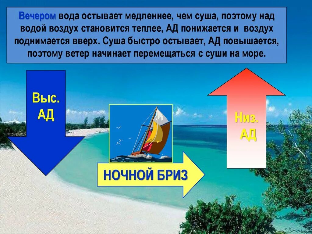 Воздух еще не ставший знойным приятно освежает