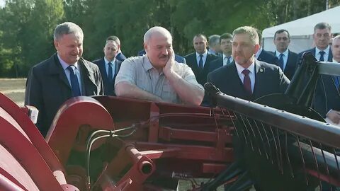 Лукашенко на ферме