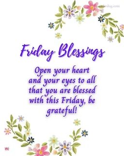 Friday blessings and prayers