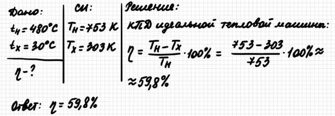 Определить КПД тепловой машины. Определите КПД идеальной тепловой машины. К.П.Д. идеальной тепловой машины.. Определите КПД идеальной тепловой машины имеющей температуру 480.